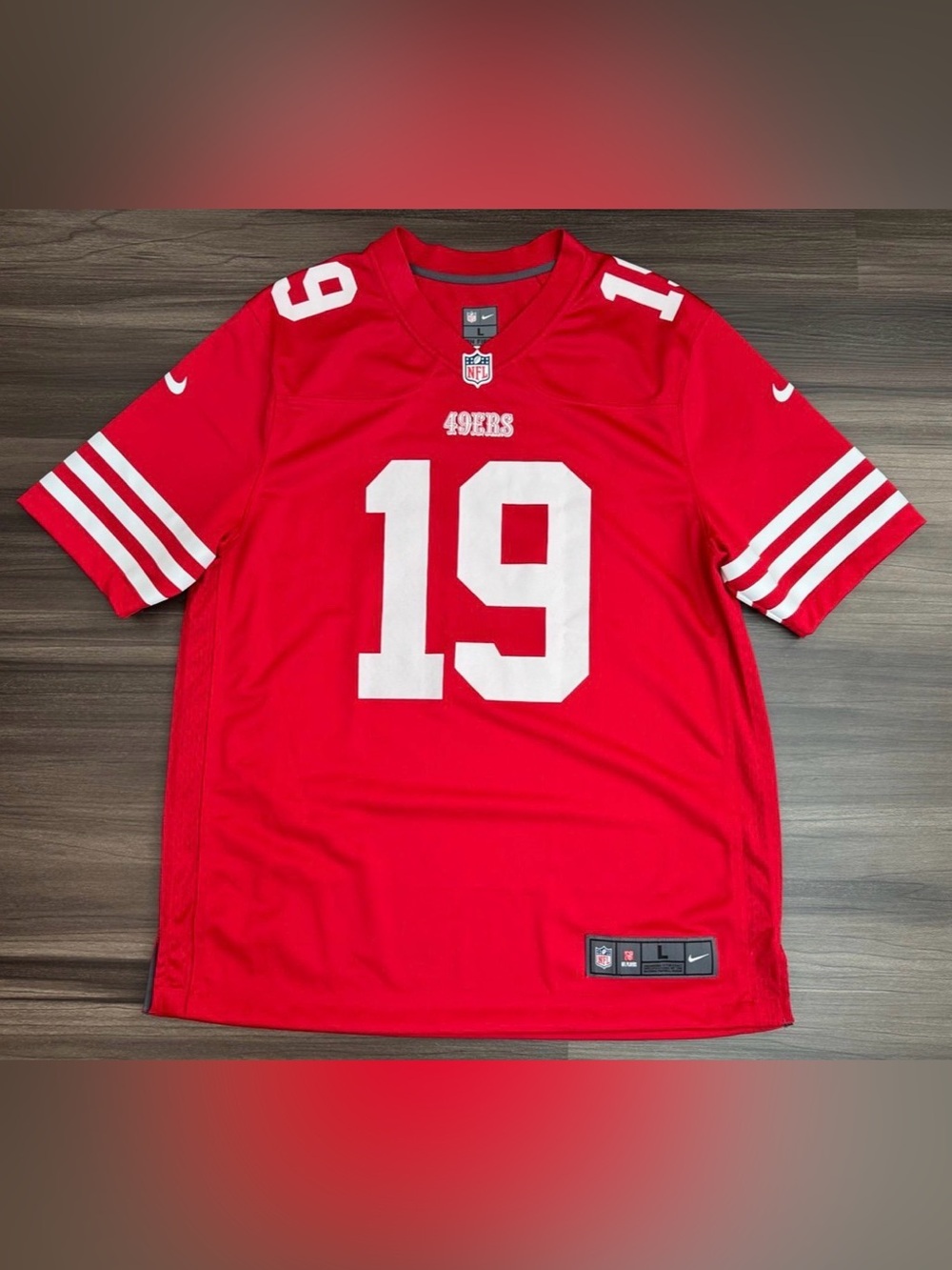 Nike San Francisco 49ers Deebo Samuel #19 NFL On Field Home Jersey Men’s Large
